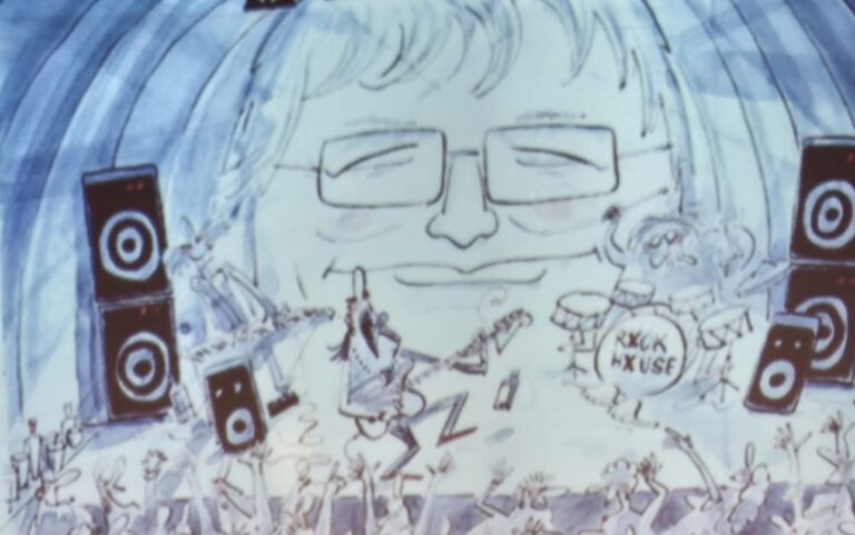 Das Bild zeigt den Kopf Wolfgang Deschos als Karikatur. Das Bild wurde von Thomas Wizany angefertigt.